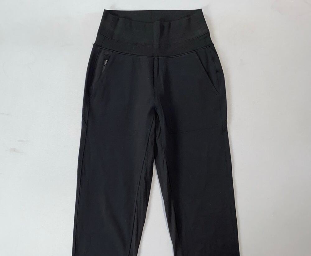 Athleta 597888 Women's Venice High Rise Pull On Jogger Pants. Washed Black, XXS.